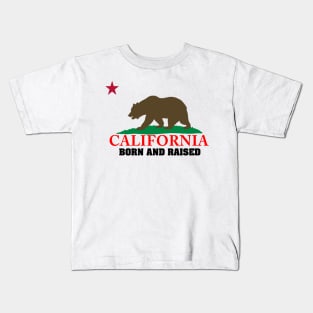 California Born and Raised Kids T-Shirt